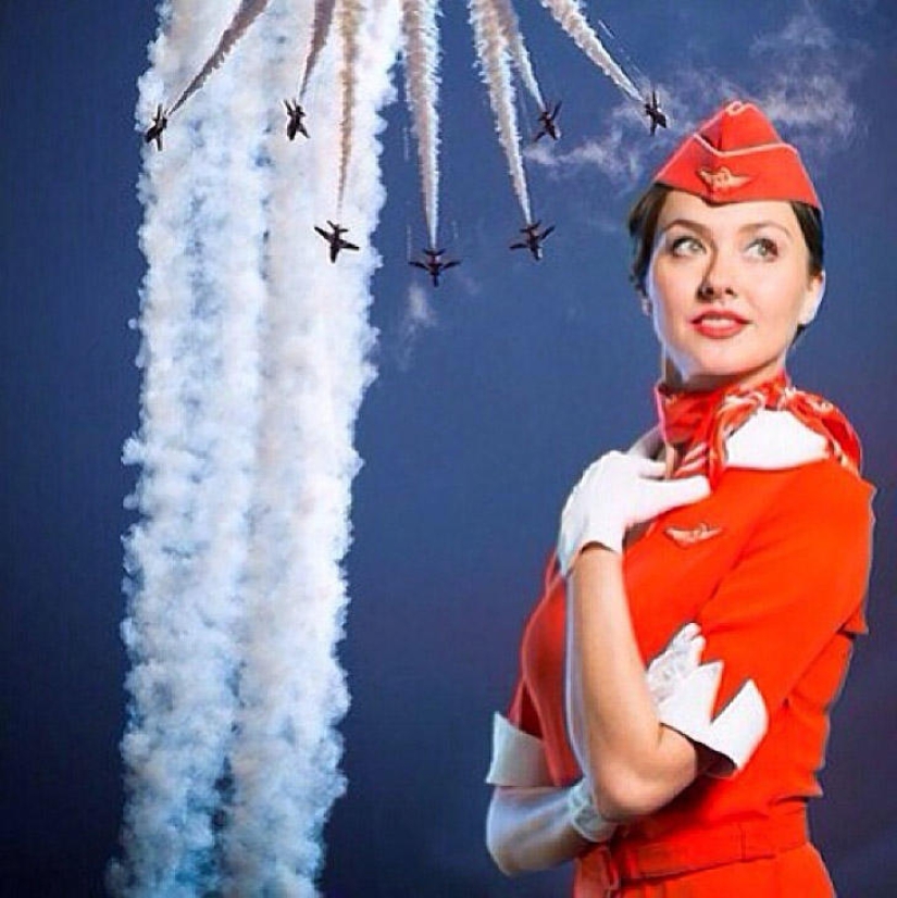 Las azafatas más bellas de Rusia Las azafatas más bellas de Rusia