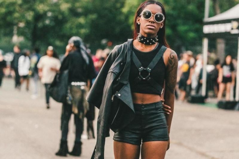 Las chicas más elegantes y hermosas del festival Afropunk-2014