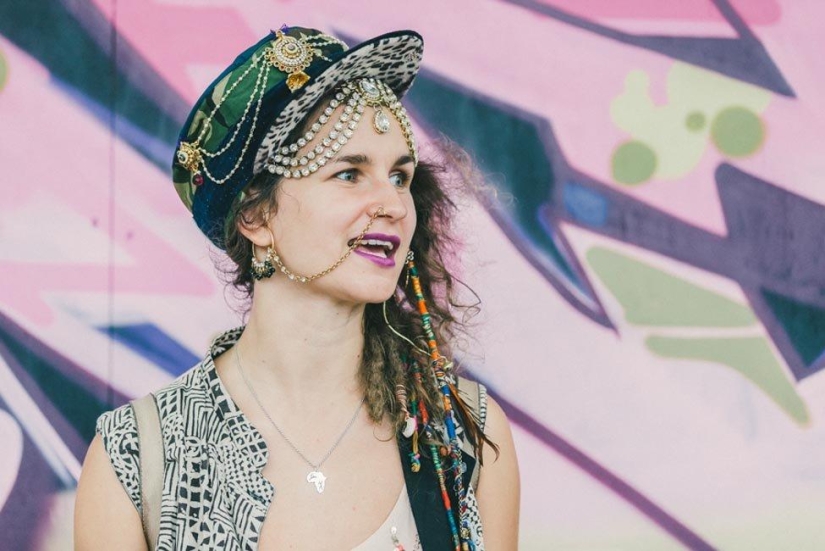 Las chicas más elegantes y hermosas del festival Afropunk-2014