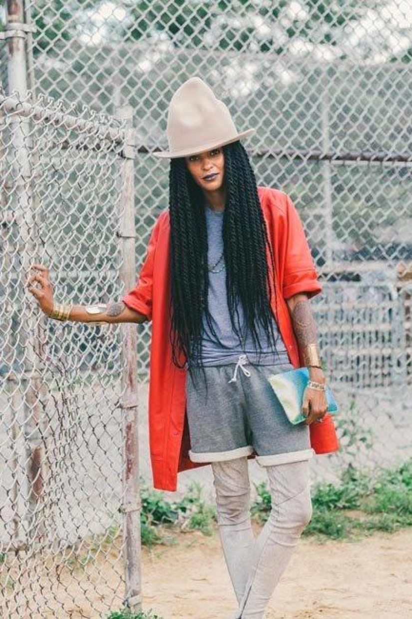 Las chicas más elegantes y hermosas del festival Afropunk-2014