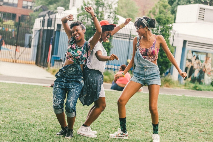 Las chicas más elegantes y hermosas del festival Afropunk-2014