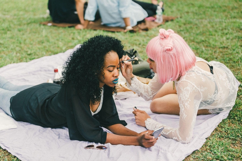 Las chicas más elegantes y hermosas del festival Afropunk-2014