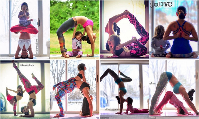 Las clases de yoga de mamá e hija han conquistado el mundo