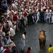 Las imágenes más emotivas de las fiestas españolas San Fermín 2013
