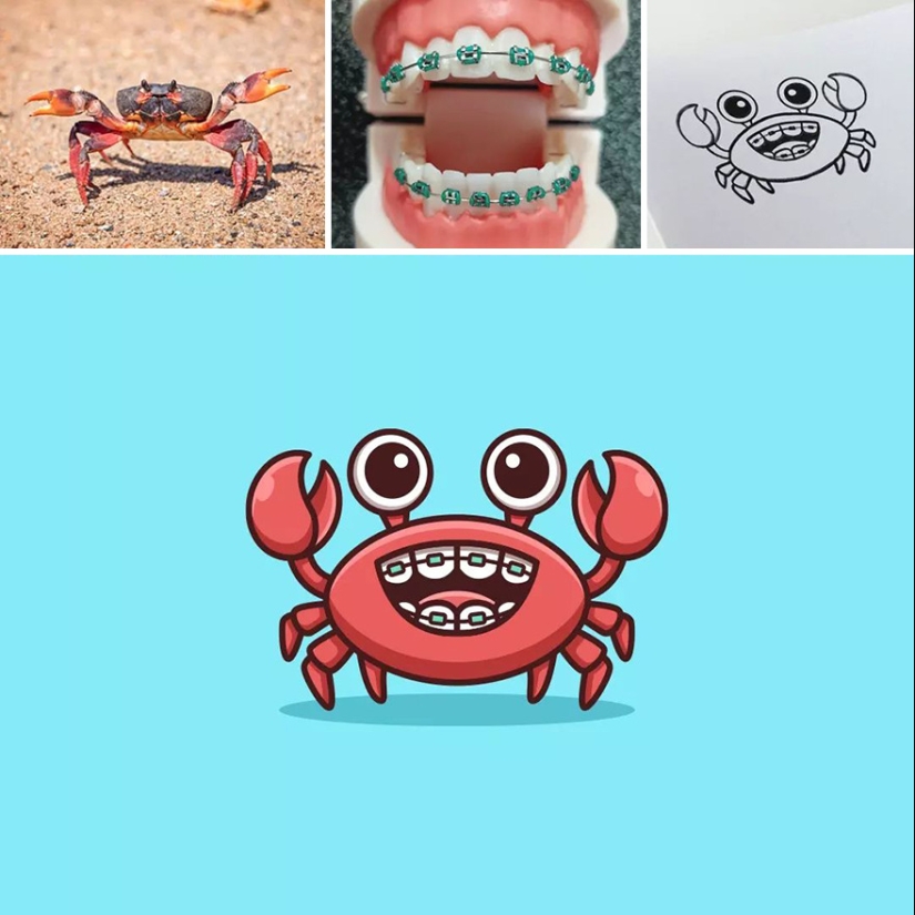 “Las inspiraciones pueden venir de todas partes”: 15 lindas ilustraciones de este diseñador de logotipos