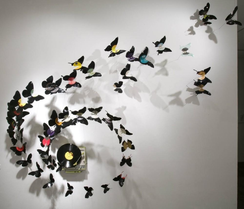 Las mariposas como arte