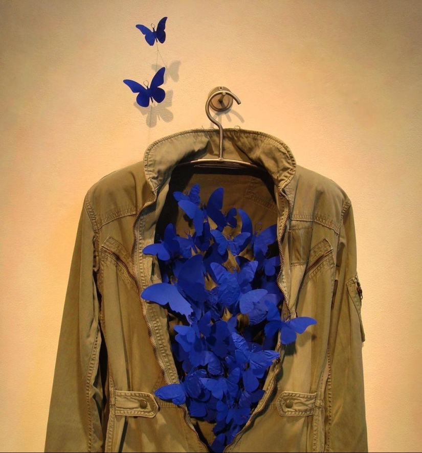 Las mariposas como arte