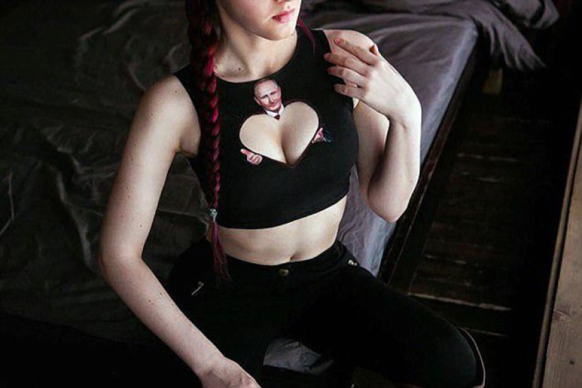 Las nuevas camisetas de mujer con la imagen de Putin deberían atraer a los hombres