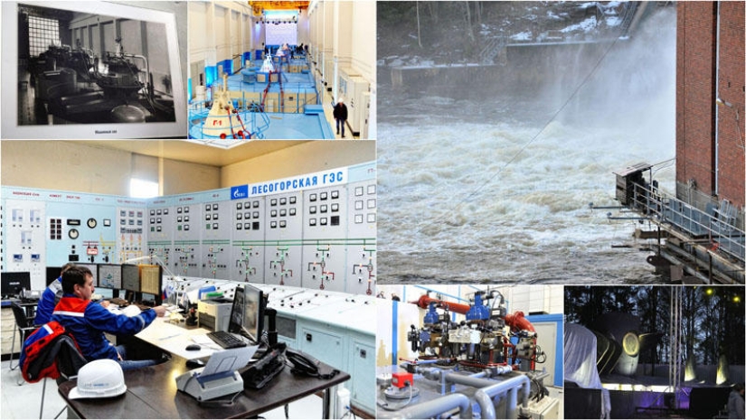 Launch of a hydraulic unit at the Lesogorskaya HPP
