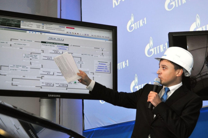 Launch of a hydraulic unit at the Lesogorskaya HPP