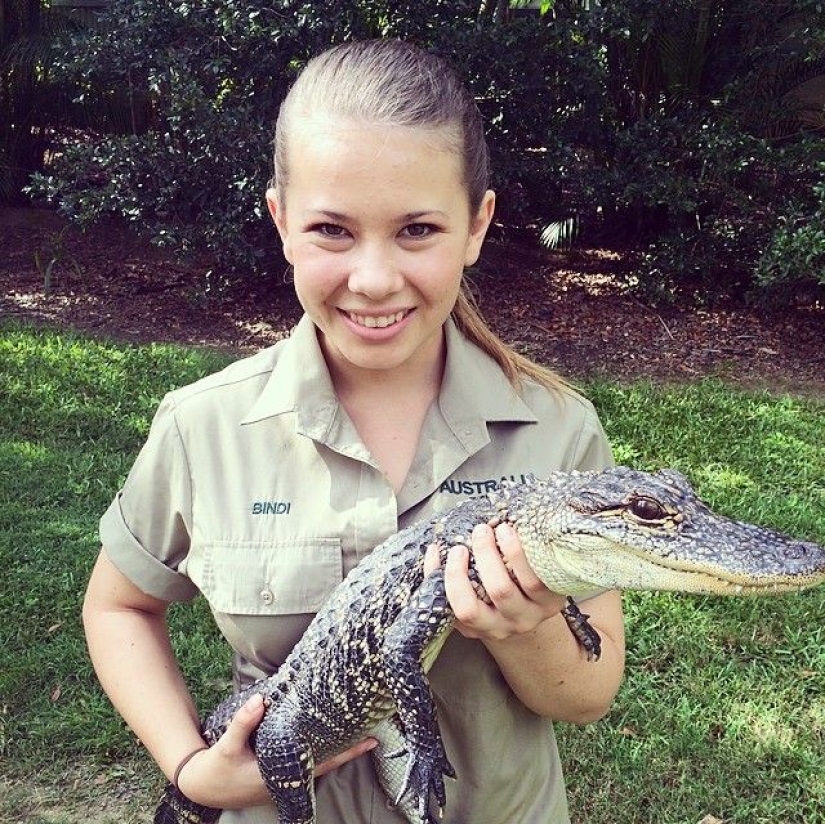 Legendary Steve Irwin's daughter is following in her father's footsteps