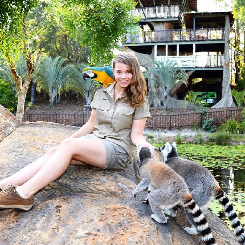 Legendary Steve Irwin's daughter is following in her father's footsteps