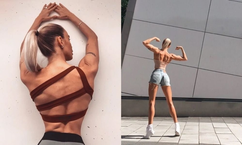 Legs 108 centimeters long: fitness beauty Iya Ostergren fell in love with her figure the whole world
