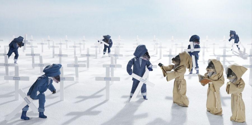 Les Temps Modernes is a whimsical project that parodies modern society