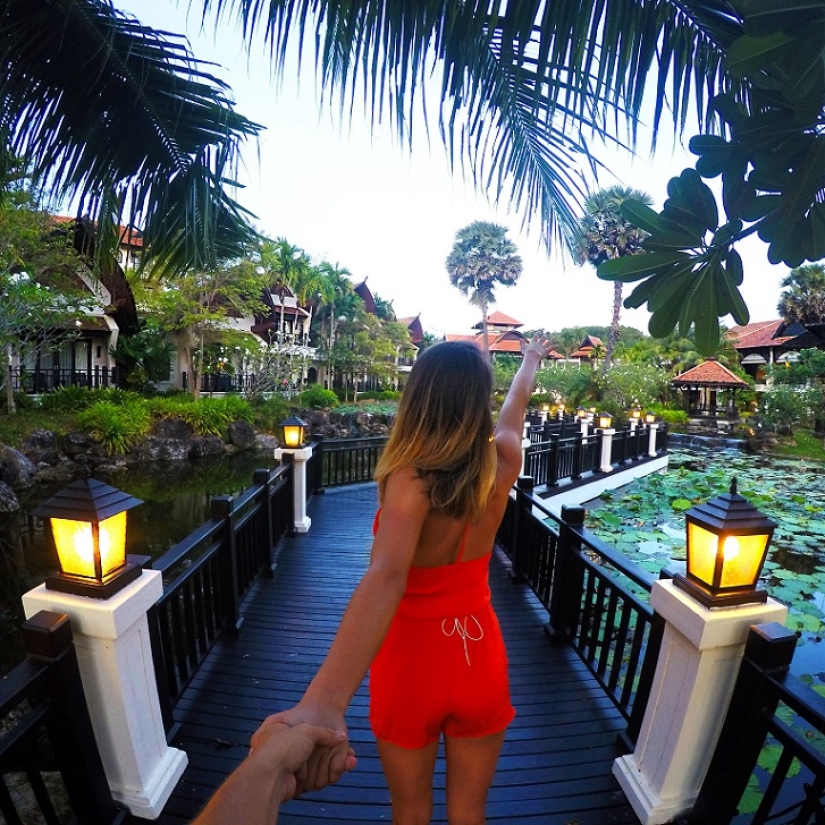 Let's go: Christian Leblanc follows his girlfriend around the world