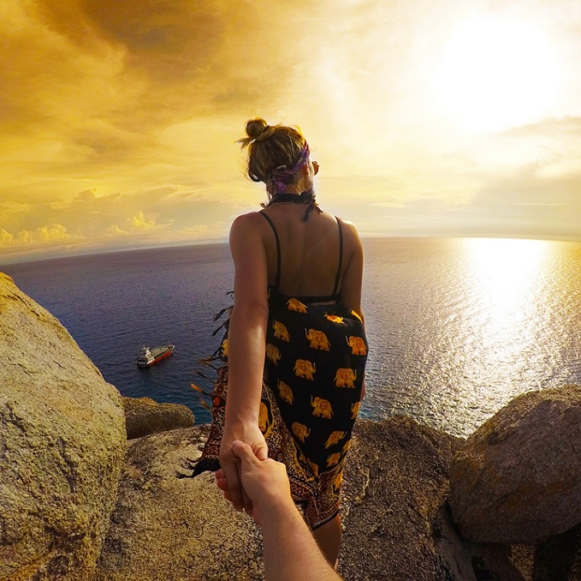 Let's go: Christian Leblanc follows his girlfriend around the world