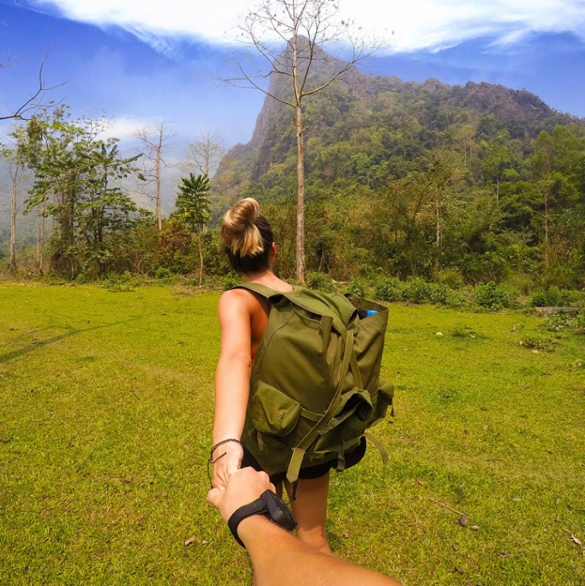 Let's go: Christian Leblanc follows his girlfriend around the world