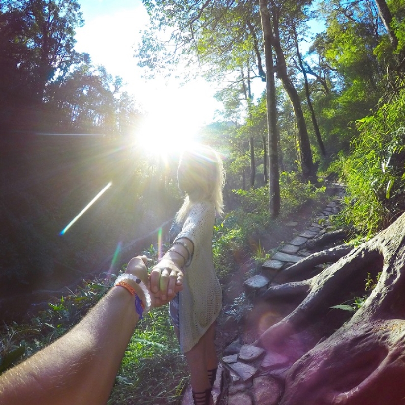 Let's go: Christian Leblanc follows his girlfriend around the world