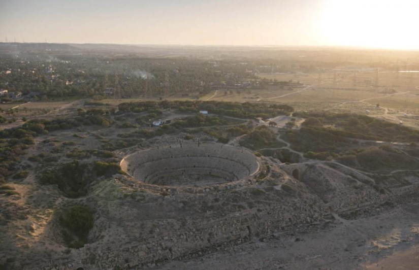 Libyan coast from the air