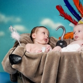 Lindos bebés en un fabuloso proyecto fotográfico.