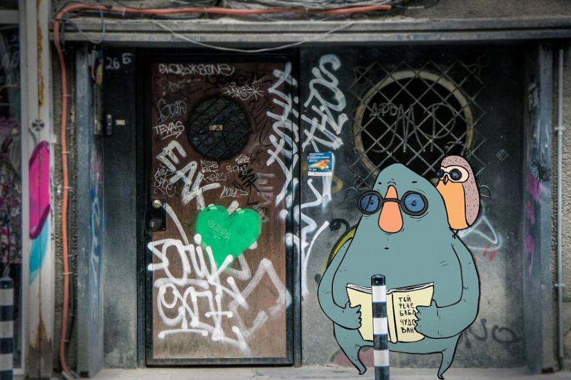 Lindos y perezosos: los monstruos del ilustrador búlgaro que se han apoderado de toda la ciudad