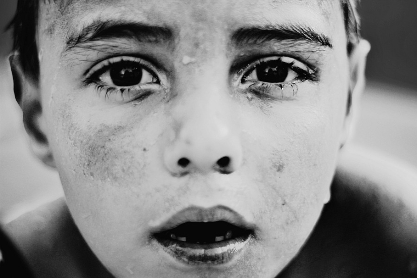 Little lover of reincarnations from the Romanian village