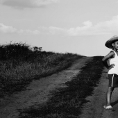 Little lover of reincarnations from the Romanian village