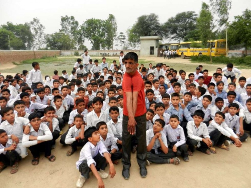 Looks like we found a live rubber man! This is a must see!