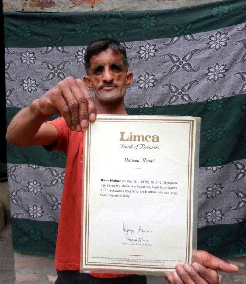 Looks like we found a live rubber man! This is a must see!