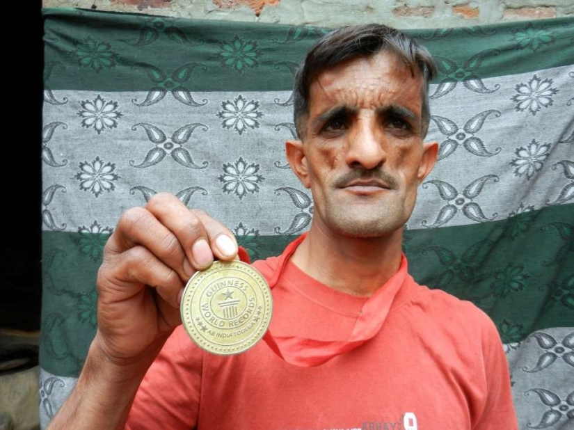 Looks like we found a live rubber man! This is a must see!