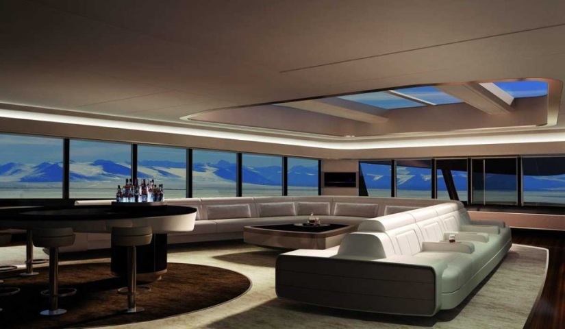 Los holandeses construyeron un yate rompehielos de lujo