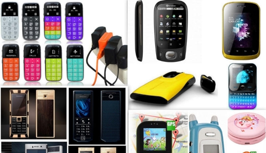 Los teléfonos más inusuales.