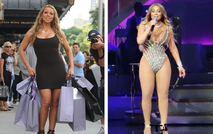 Lost the battle for the press and waist: 9 ever-growing and losing weight stars