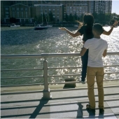 Lovers on the streets of New York