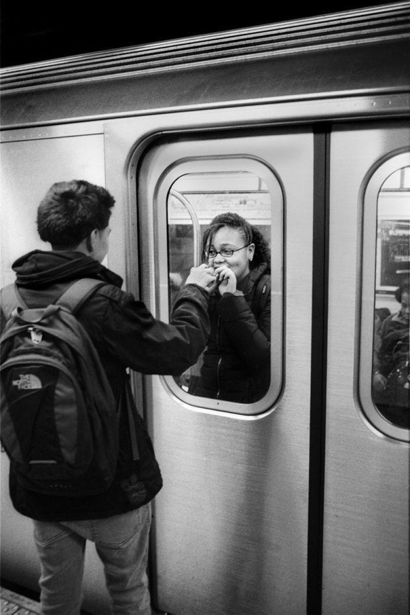 Lovers on the streets of New York