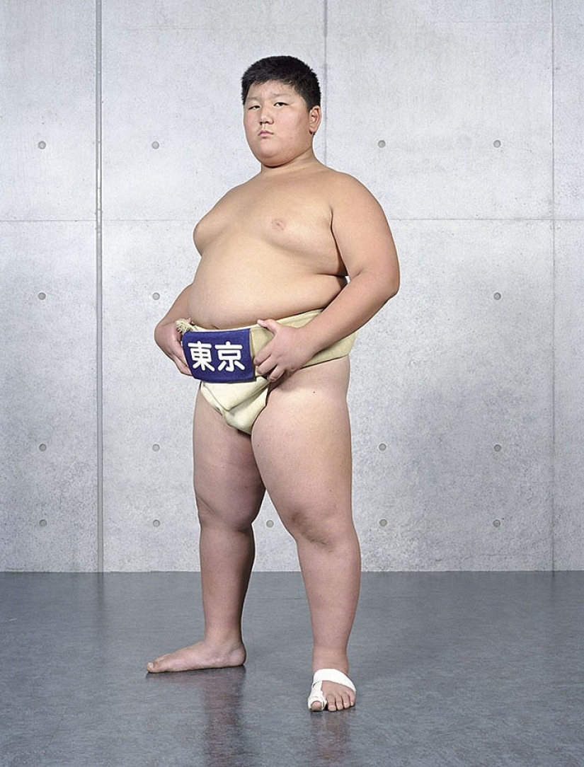 Luchadores de sumo en su juventud Luchadores de sumo en su juventud