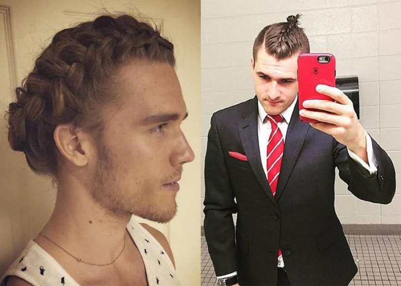 Luxurious braids - a new trend among men's hairstyles