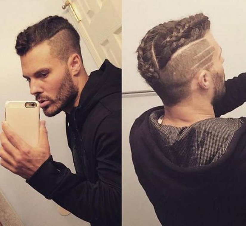 Luxurious braids - a new trend among men's hairstyles