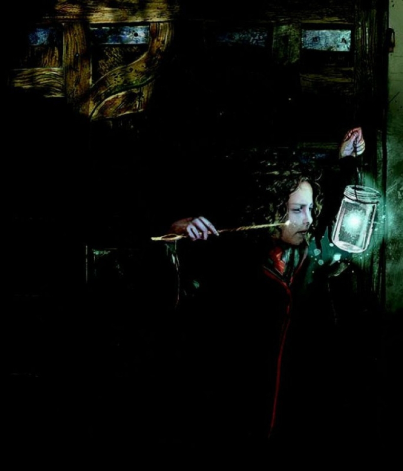 Magical illustrations of the Harry Potter books