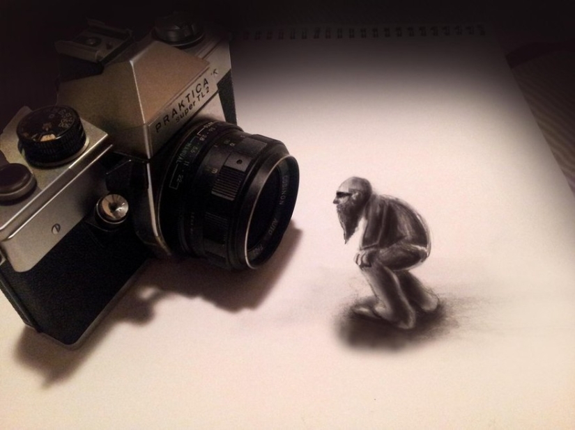 Magníficos dibujos autodidactas en 3D de Ramon Bruin