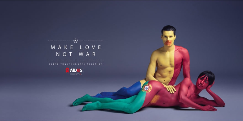 Make love, not war: a new advertising campaign against AIDS