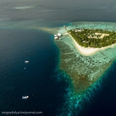 Maldives from a bird&#39;s eye view