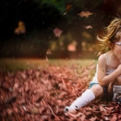 Mamá toma fotos de sus intrépidas hijas