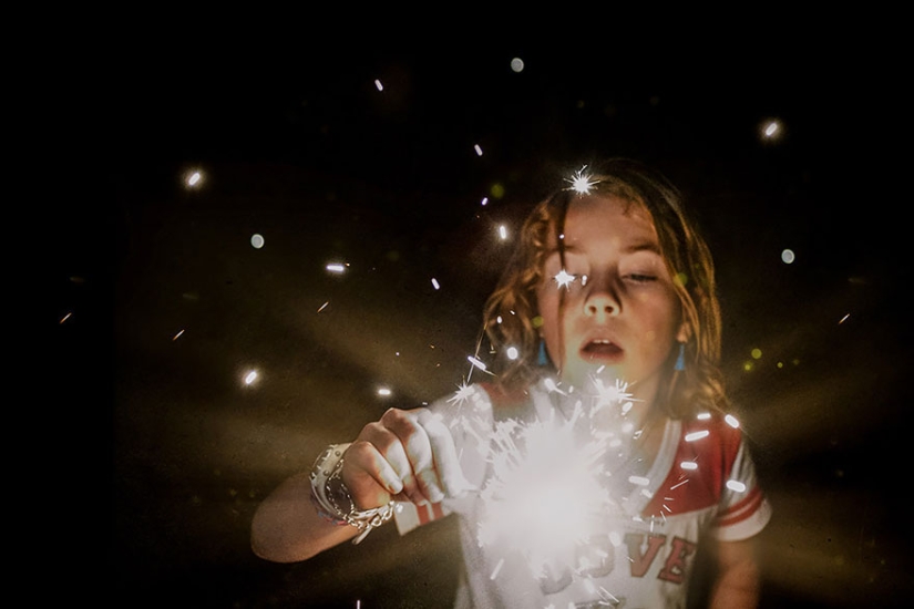 Mamá toma fotos de sus intrépidas hijas