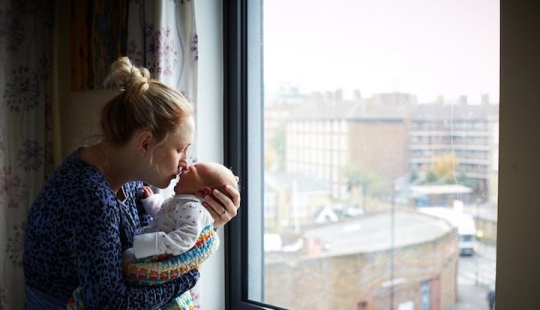 Mamás con niños de un día