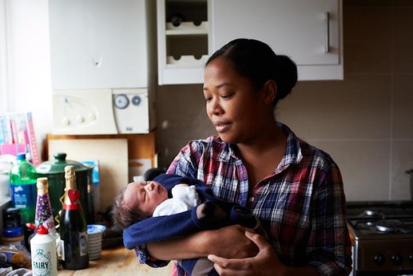 Mamás con niños de un día