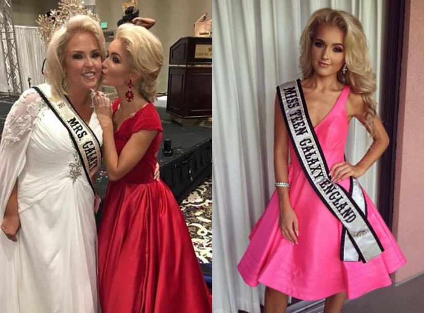 Manzana del manzano: hermosa madre e hija acaban de volar un concurso de belleza