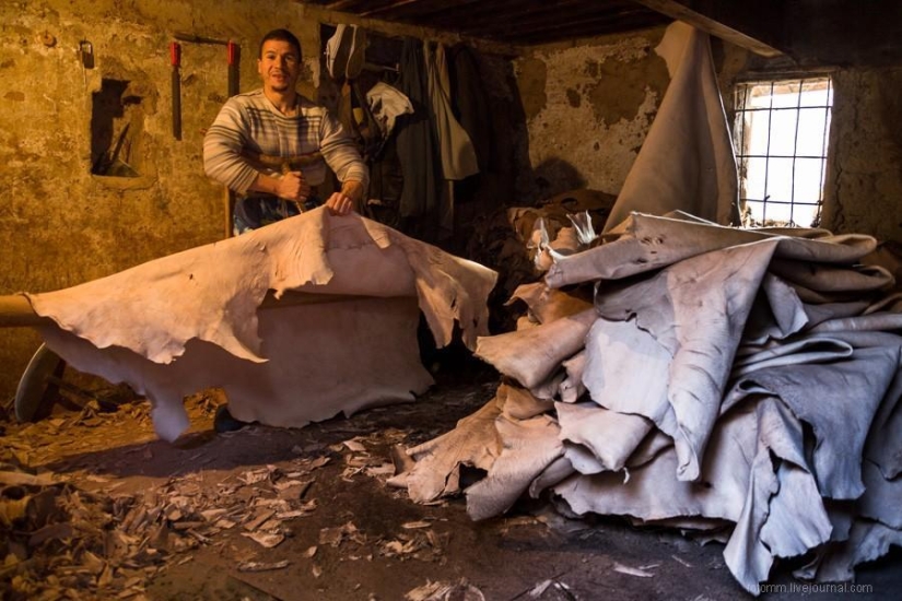 Marruecos: talleres de cuero de Fes