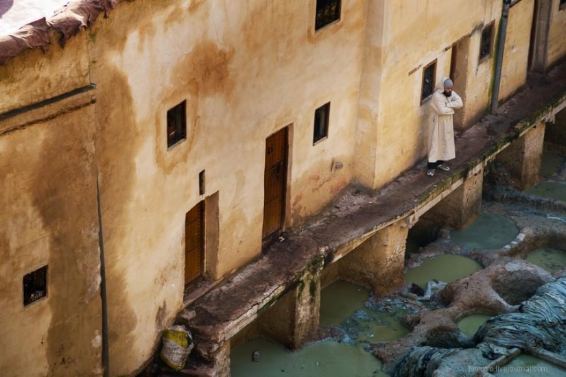 Marruecos: talleres de cuero de Fes