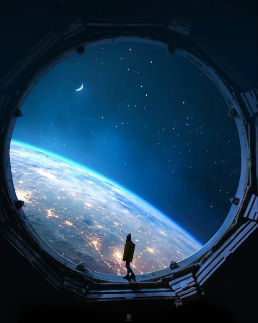 Me encanta crear escenas imaginarias con personas, animales o personajes de fantasía.